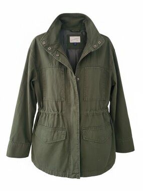Universal Thread Goods Co Olive Green Cotton Utility Field Jacket Women's Large